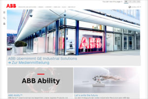 Screenshot http://new.abb.com/ch - Homepage Sliderbereich